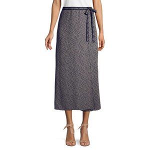 Max Studio | Layered Polka Dot Side Tie Skirt | NWT